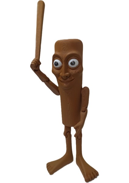 Makay Tung Tung Sahur 20CM Dev Boy Hareketli Eklemli modelleri