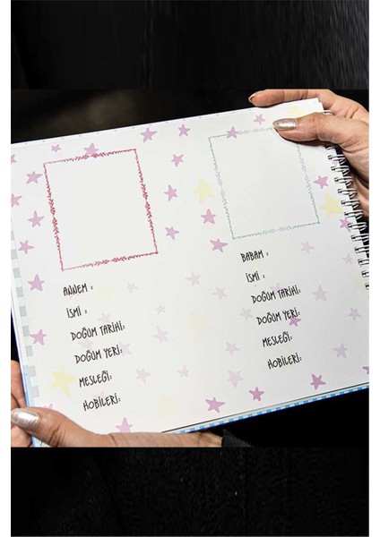 Hamilelik ve Anne Bebek Günlüğü - Sticker Hediyeli modelleri