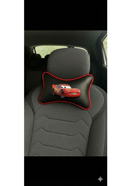 Çiftlere Özel Şimşek Mcqueen ve Sally Tasarımlı Ikili Araç Boyun Yastığı Seti fiyatları