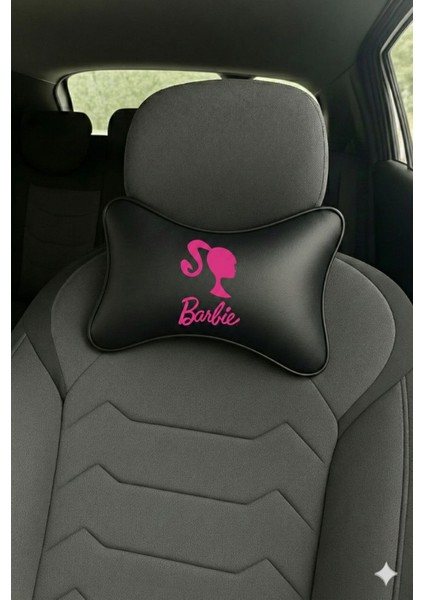 Barbie ve Ken Temalı 2'li Oto Boyun Yastığı Seti - Çiftlere Özel fırsatları