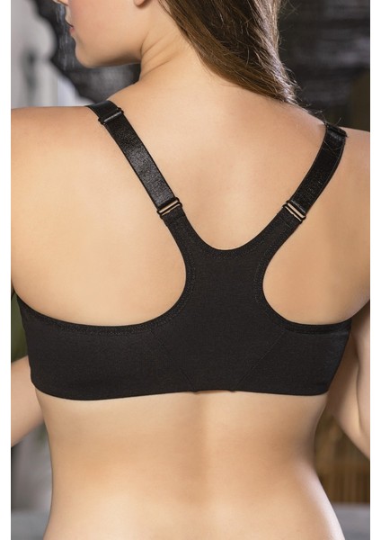 Siyah Önden Fermuarlı Pamuklu Sütyen,günlük ve Medikal Kullanım Için, Kadın Iç Giyim modelleri