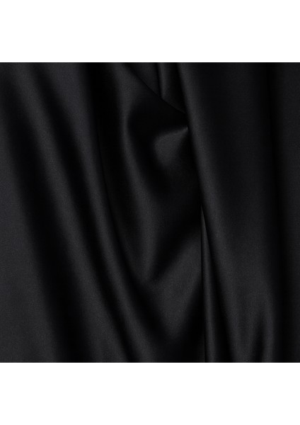 Siyah Termal %100 Işık Geçirmez Kornişli Blackout Karartma Saten Perde modelleri