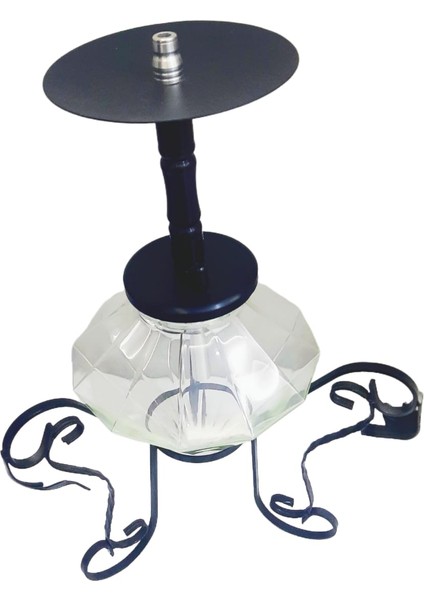 Nargile-Seti-Üç-Ayaklı-Alt-Demir-Özel-Kesim-Cam.+Demir-Ayaklı-Nargile-Takımı. fiyatları