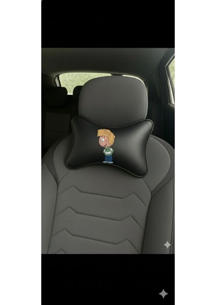 Cédric & Chen Baskılı 4 Parça Deri Oto Aksesuar Seti - Boyun Yastığı ve Kemer Kılıfı fiyatları