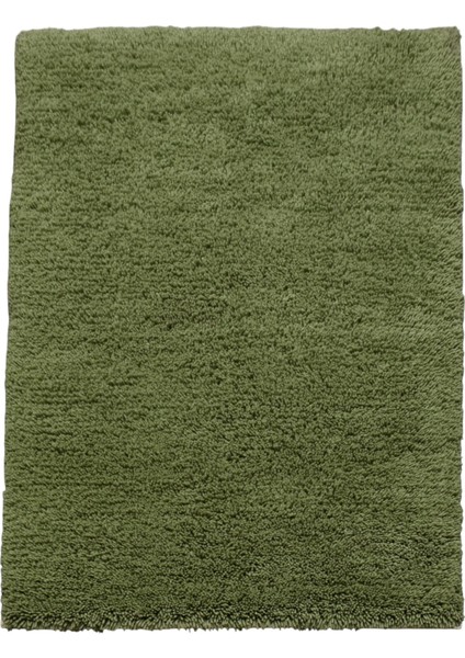 Shaggy Tülü Yün Halı 0477 - Yeni - Yeşil