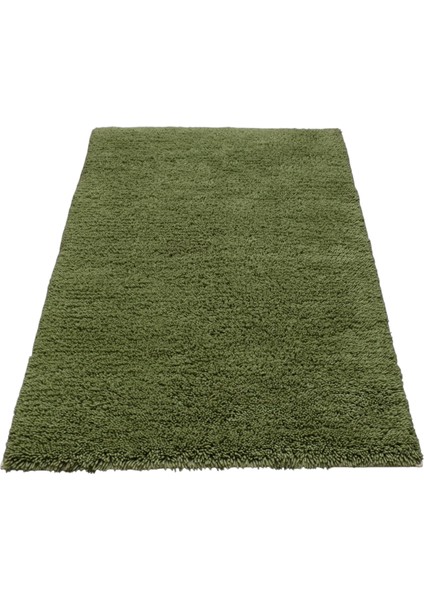Shaggy Tülü Yün Halı 0477 - Yeni - Yeşil fiyatları