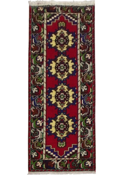 El Dokuma Niğde Yolluk Yün Halı 0510 - Yeni - Çok Renkli