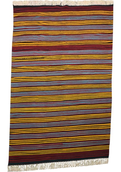 El Dokuma Yahyalı Yün Kilim 0470 - Yeni - Çok Renkli