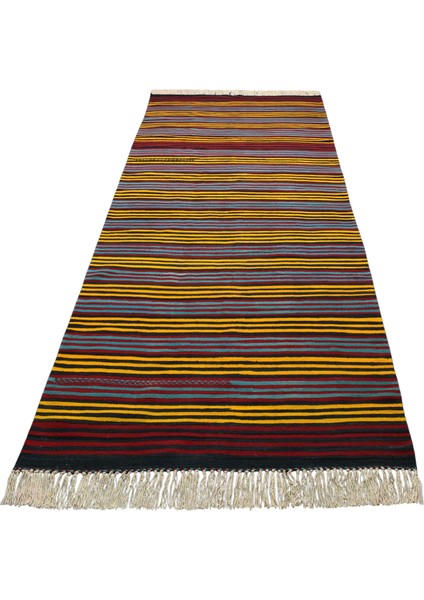 El Dokuma Yahyalı Yün Kilim 0470 - Yeni - Çok Renkli fiyatları