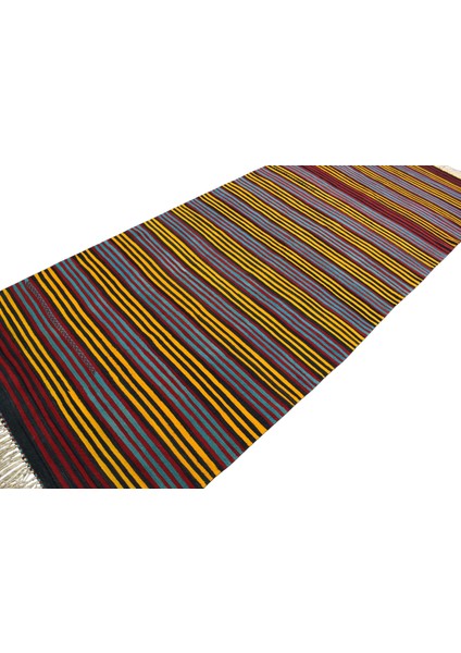 El Dokuma Yahyalı Yün Kilim 0470 - Yeni - Çok Renkli indirimleri