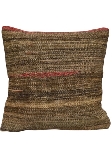 El Dokuma Dekoratif Kilim Kırlent Yastık Kılıfı 0979 - Yeni - Çok Renkli