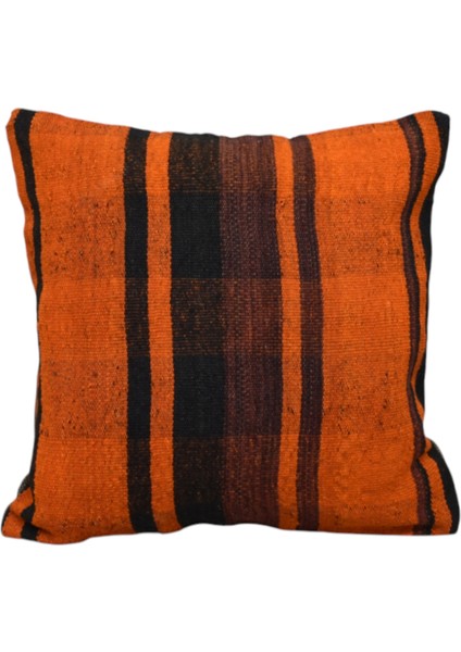 El Dokuma Dekoratif Kilim Kırlent Yastık Kılıfı 0974 - Yeni - Çok Renkli