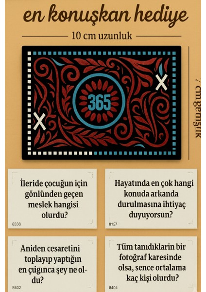 365 Adet Sohbet Başlatıcı Soru Kartları - Arkadaşlar ve Çiftler Için Eğlenceli Kart Oyunu fiyatları