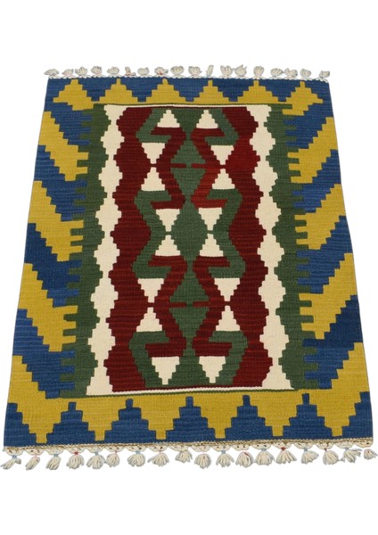 El Dokuma Pınarbaşı Kayseri Yün Kilim 0512 - Yeni - Çok Renkli fırsatları