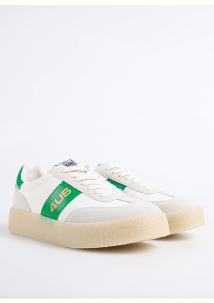 Beyaz - Yeşil Erkek Sneaker Mark 100 fiyatları