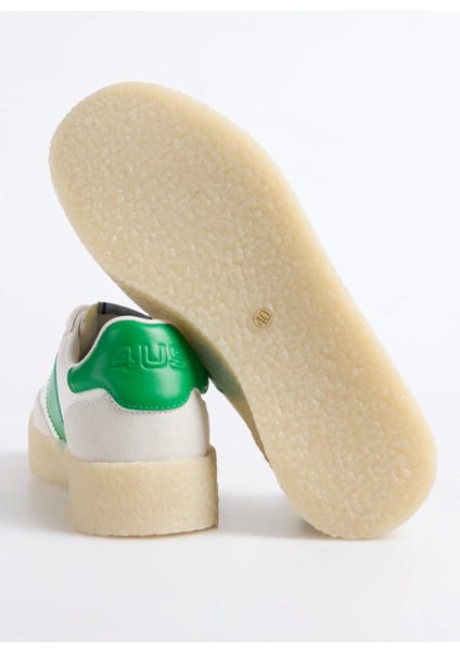 Beyaz - Yeşil Erkek Sneaker Mark 100 fırsatları