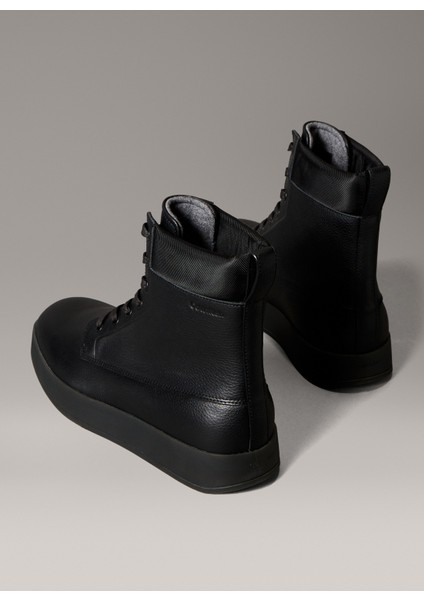 Siyah Erkek Bot Hybrıd Cup Hıkıng Lace Up Lth W indirimleri