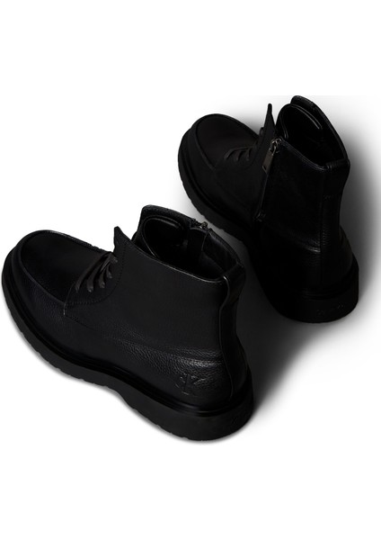 Siyah Erkek Bot Combat Ess Lace Up Apron Lth W indirimleri