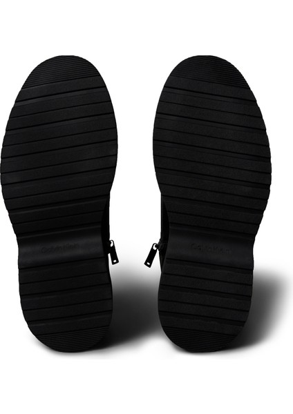 Siyah Erkek Bot Combat Ess Lace Up Apron Lth W