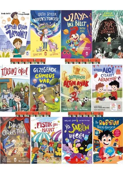 2.3. Sınıf- Top Yutan Ormanı, Işıltılı Şeyler Koleksiyoncu,şimdi Oyun Zamanı, Uzaya Iki BILET(12KTP)