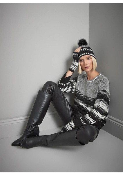 Çok Renkli Kadın Bere 2526WB01