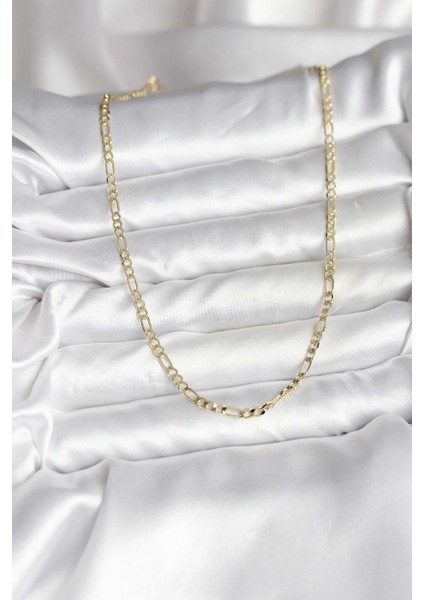 Bfs 14K Gold Renk Kaplama Kuşgözü Zincir Model Pirinç cm Kadın Kolye fiyatları