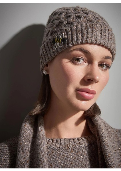 Gri Kadın Bere 2526WB05