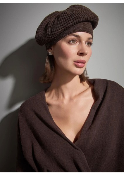 Kahve Kadın Bere 2526WB04