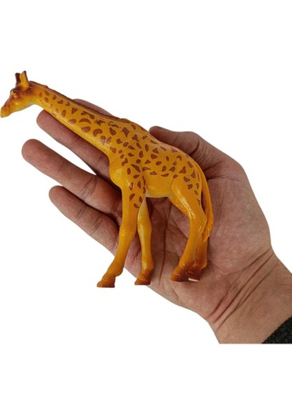 Büyük Boy Vahşi Hayvanlar 5'li Set Fil, Zürafa, Aslan, Zebra, Gergedan Oyuncak Hayvan fırsatları