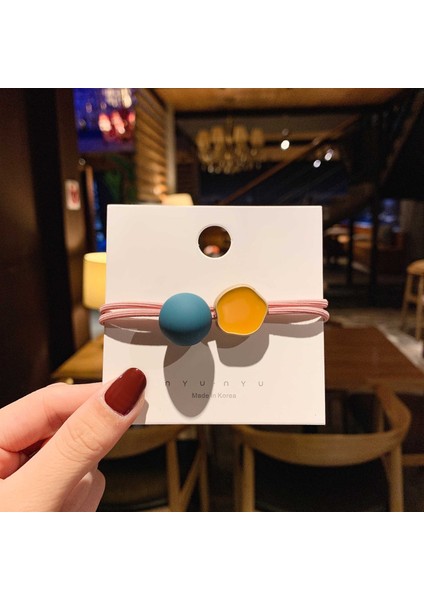 Yüksek Elastikiyet Dalı Saç Bandı Saç Bağı Kızlar Çok Yönlü Kafa Bandı Kıdemli Deri Bant Duygusu Başlık Moda Tatlı Saç Aksesuarları (Yurt Dışından)