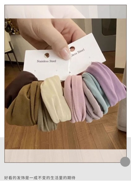 Yüksek Elastikiyet Ultra Geniş Maske Kas Kafa Bandı Yeni High-End Deri Bant Kadın Kravat Saç Daire Headdress Yüksek At Kuyruğu Saç Ipi (Yurt Dışından) modelleri