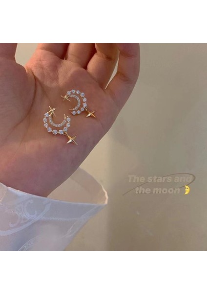 925 Gümüş Iğne Fransız Mizaç Inci Küpe Kore Versiyonu Küpe Kıdemli Duygusu Aşk Çiçek Yüz Küpe ile Kadın (Yurt Dışından)