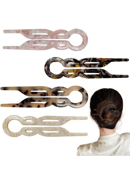 Asetat U-Şekilli Saç Tokası Modern Günlük Kuaför Eri Yeni Saç Tokası Büyük Evrensel Küçük Balık Saç Tokası Başlıklar (Yurt Dışından) modelleri