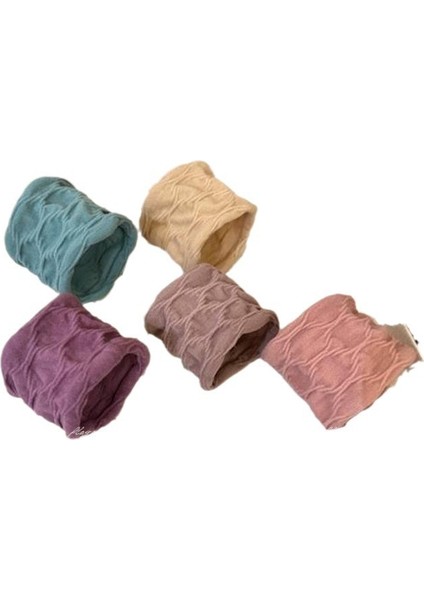 Yüksek Elastikiyet Ultra Geniş Maske Kas Kafa Bandı Yeni High-End Deri Bant Kadın Kravat Saç Daire Headdress Yüksek At Kuyruğu Saç Ipi (Yurt Dışından) fiyatları