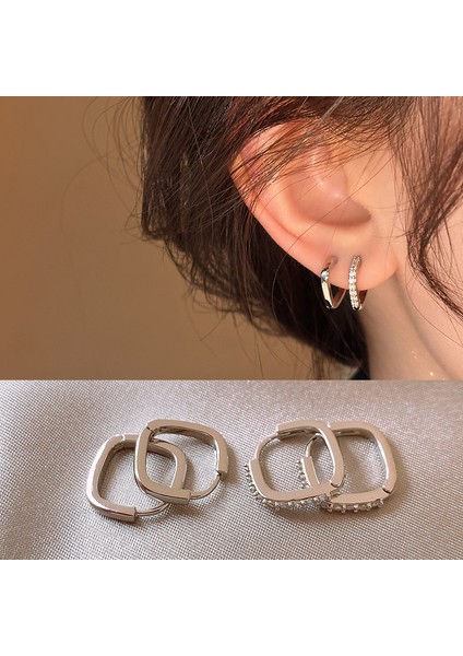 Basit Zirkonya Küçük Küpeler Küpeler Küpeler Niş Işık Lüks Kıdemli Bitkisel Halka Küpe Duygusu Moda Mizaç Yüz Küpe Aksesuarları ile (Yurt Dışından) indirimleri