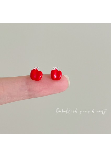 925 Iğne Küpe Kız Kalp Ins Küpe Asimetrik Balık Kuyruğu Deniz Kabuğu Uzun Bölüm Mizaç Net Kırmızı Süper Peri Küpe (Yurt Dışından)