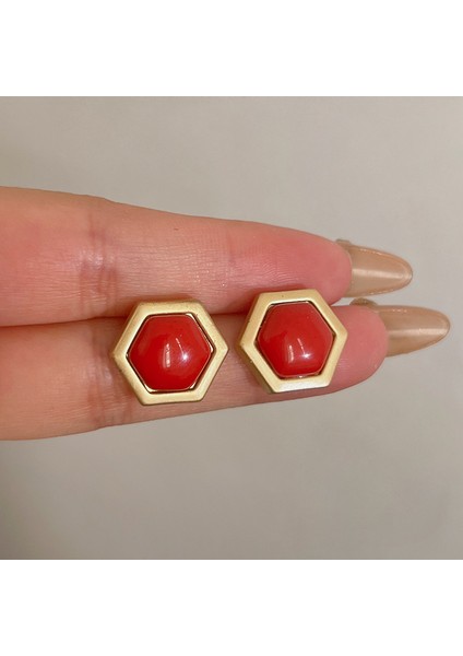 Kırmızı Noel Retro Sonbahar ve Kış Küpeleri Kadın Niş Küpeler Kadın Işık Lüks Mizaç Kıdemli Yeni Yıl Patlama Modelleri Yeni Küpeler (Yurt Dışından)