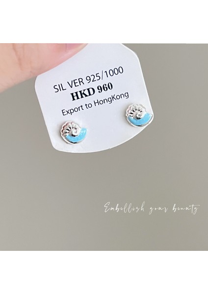 925 Iğne Küpe Kız Kalp Ins Küpe Asimetrik Balık Kuyruğu Deniz Kabuğu Uzun Bölüm Mizaç Net Kırmızı Süper Peri Küpe (Yurt Dışından)