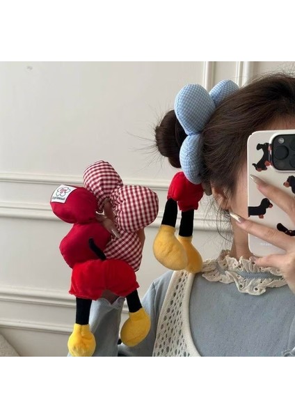 Mickey Çiçekler Osuruk Kolon Saç Yüzük Büyük Kadın Kıdemli Anlamda Kravat Hap Saç Ipi Yeni Deri Bant Saç Aksesuarları (Yurt Dışından) modelleri