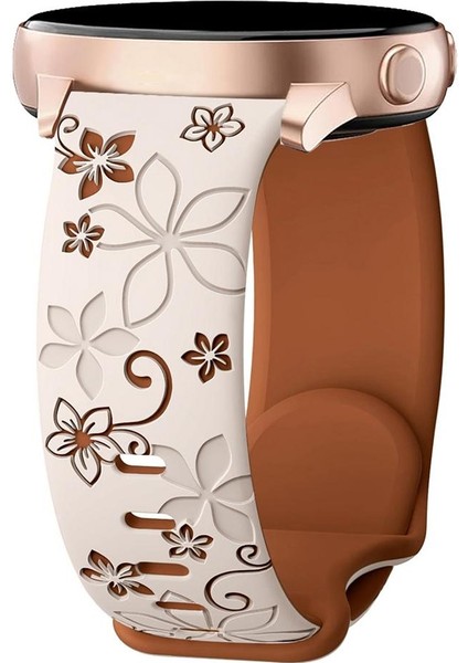 Iki Renkli Kabartmalı Silikon Kayış 20MM (Yurt Dışından)