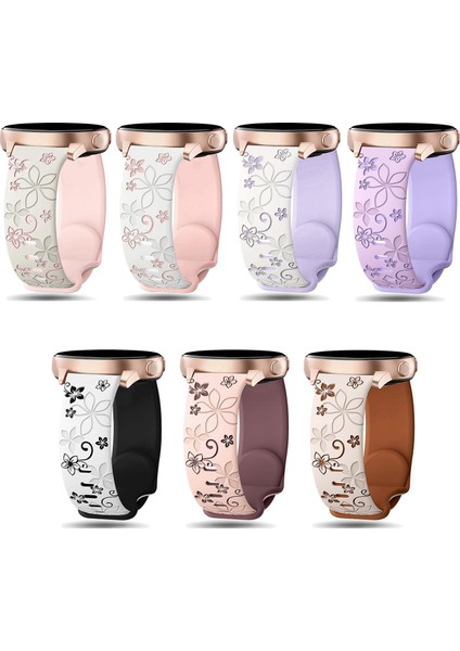 Iki Renkli Kabartmalı Silikon Kayış 20MM (Yurt Dışından) modelleri