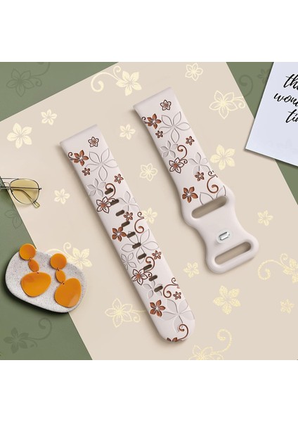 Iki Renkli Kabartmalı Silikon Kayış 20MM (Yurt Dışından) fırsatları