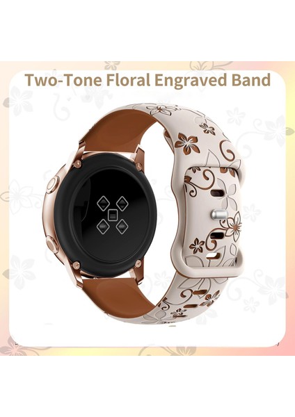 Iki Renkli Kabartmalı Silikon Kayış 20MM (Yurt Dışından) indirimleri