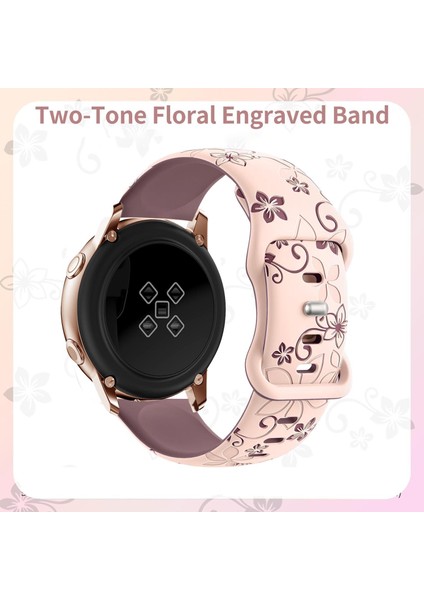 Iki Renkli Kabartmalı Silikon Kayış 20MM (Yurt Dışından) indirimleri