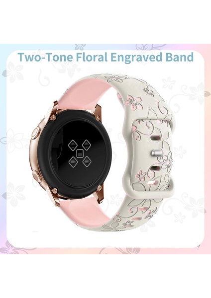 Iki Renkli Kabartmalı Silikon Kayış 20MM (Yurt Dışından) indirimleri