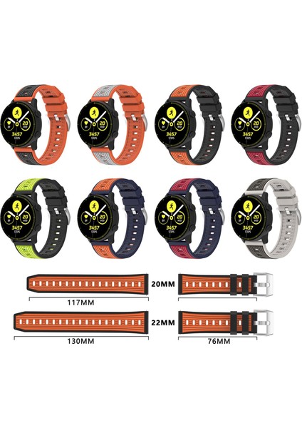 Silikon Saat Kayışı 20MM (Yurt Dışından) modelleri