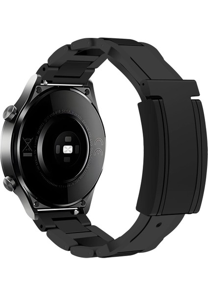 Paslanmaz Çelik Kauçuk Saat Kayışı 20MM (Yurt Dışından)