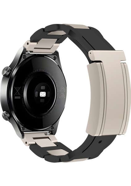 Paslanmaz Çelik Kauçuk Saat Kayışı 20MM (Yurt Dışından)