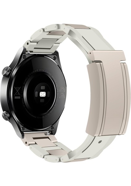 Paslanmaz Çelik Kauçuk Saat Kayışı 20MM (Yurt Dışından)