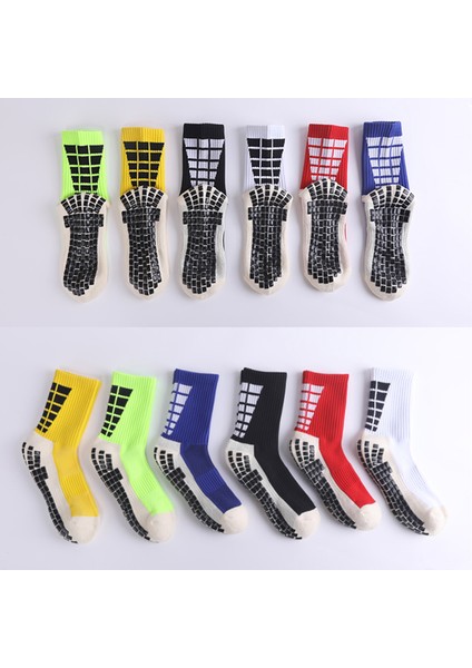 3 Çift Erkek Kaymaz Futbol Çorapları Basketbol Için Sıkıştırma (Yurt Dışından) fiyatları